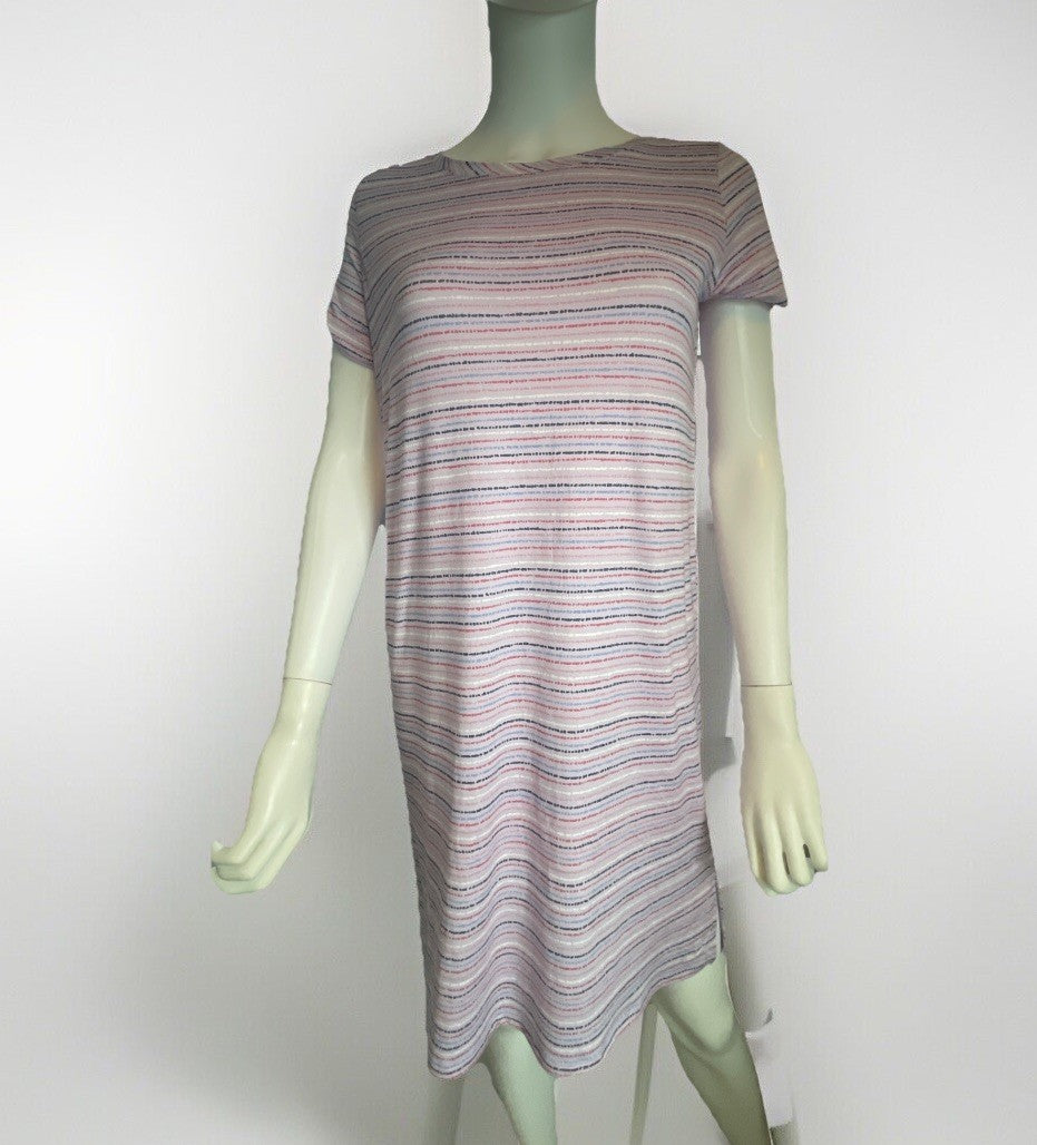 Roudelain Women's Printed Short-Sleeve Sleepshirt - Abilli Stripe, S