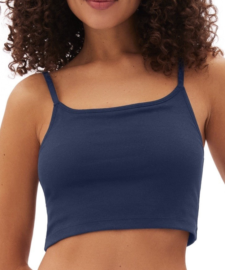 GapBody Women's Logo Comfort Cropped Bralette GPW01042 XL Navy
