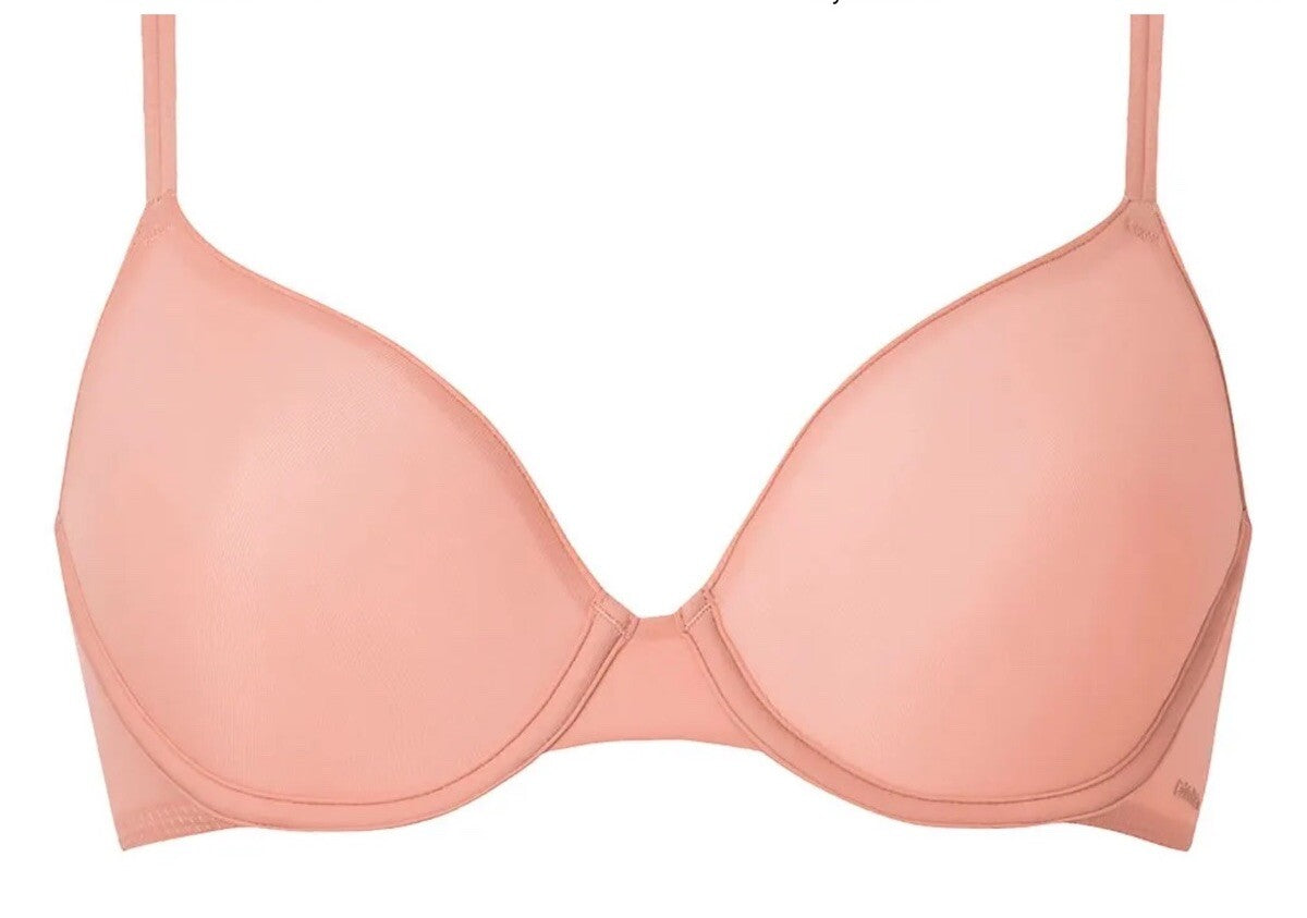 Calvin Klein Perfectly Fit Modern T-Shirt Underwire Bra Nude Color 34A