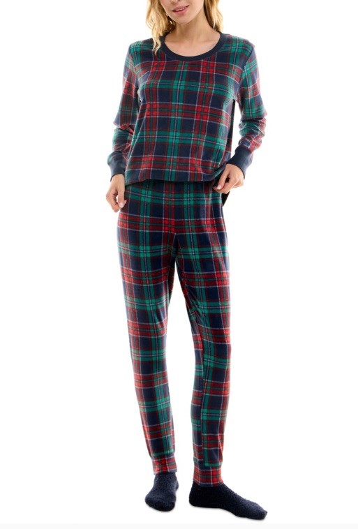 NWT Roudelain Women's Size M Packaged Soft Long-Sleeve Top & Joggers Pajama Set