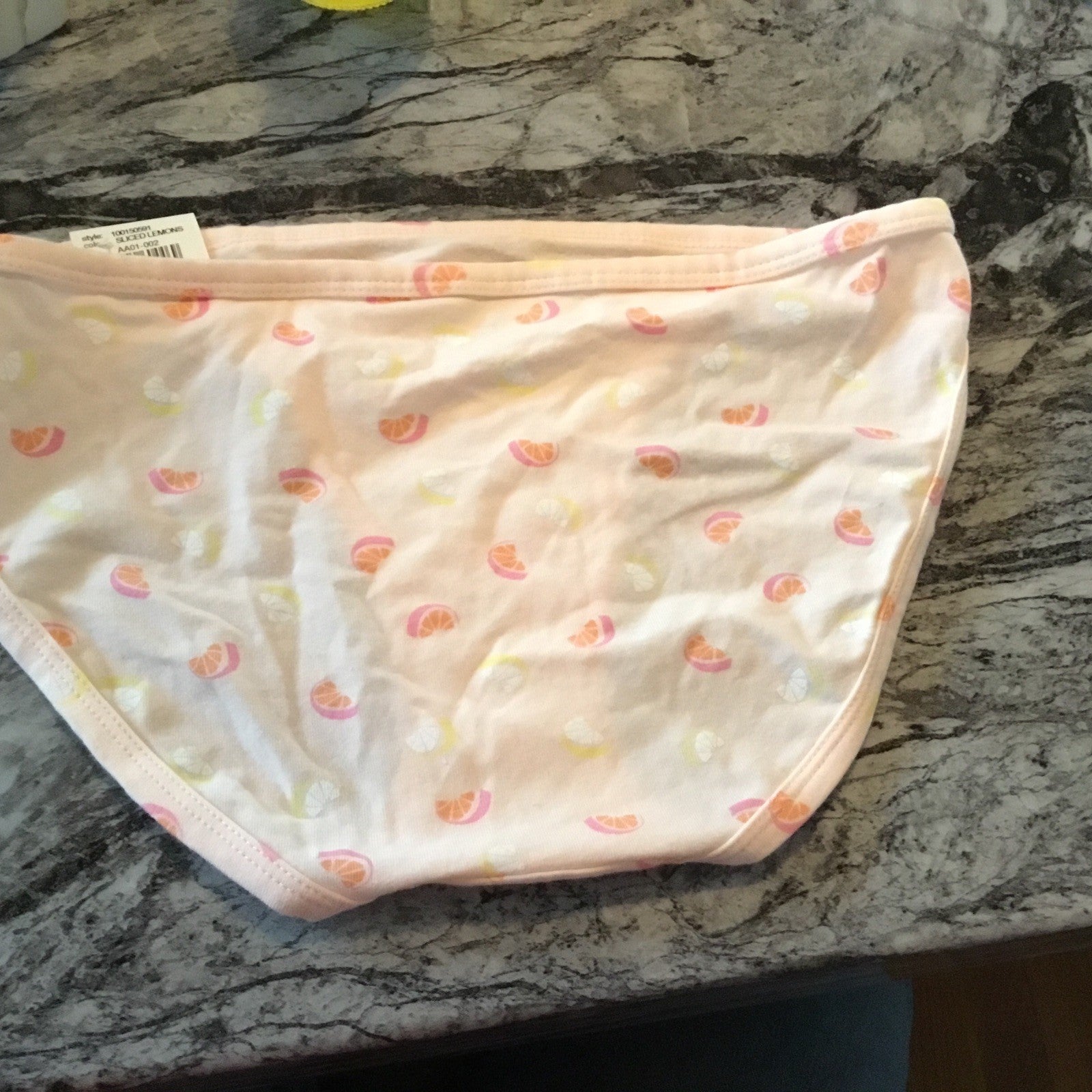 Jenni Women's Bikini Underwear Sliced Lemons M
