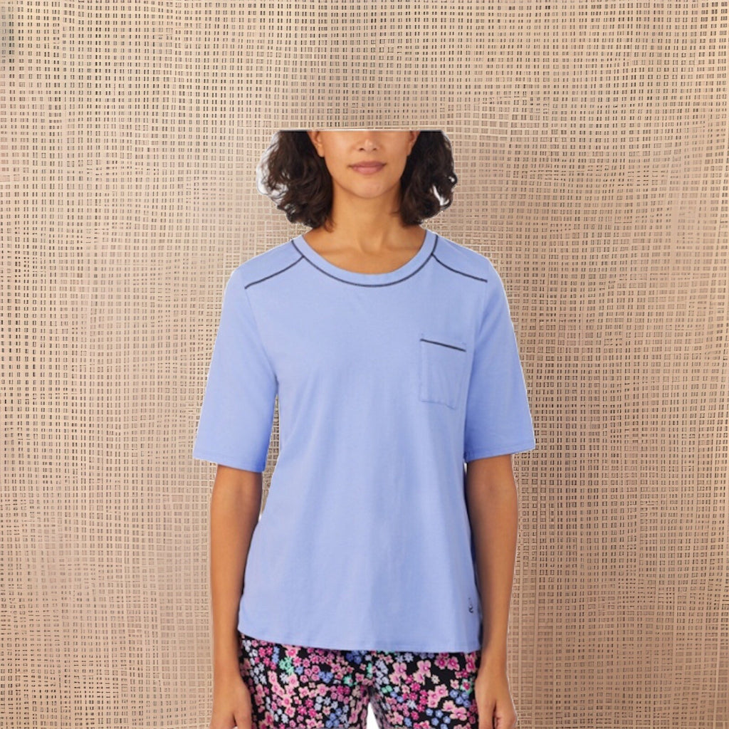 Cuddl Duds Women's 1Pc. Printed Cropped Top Only