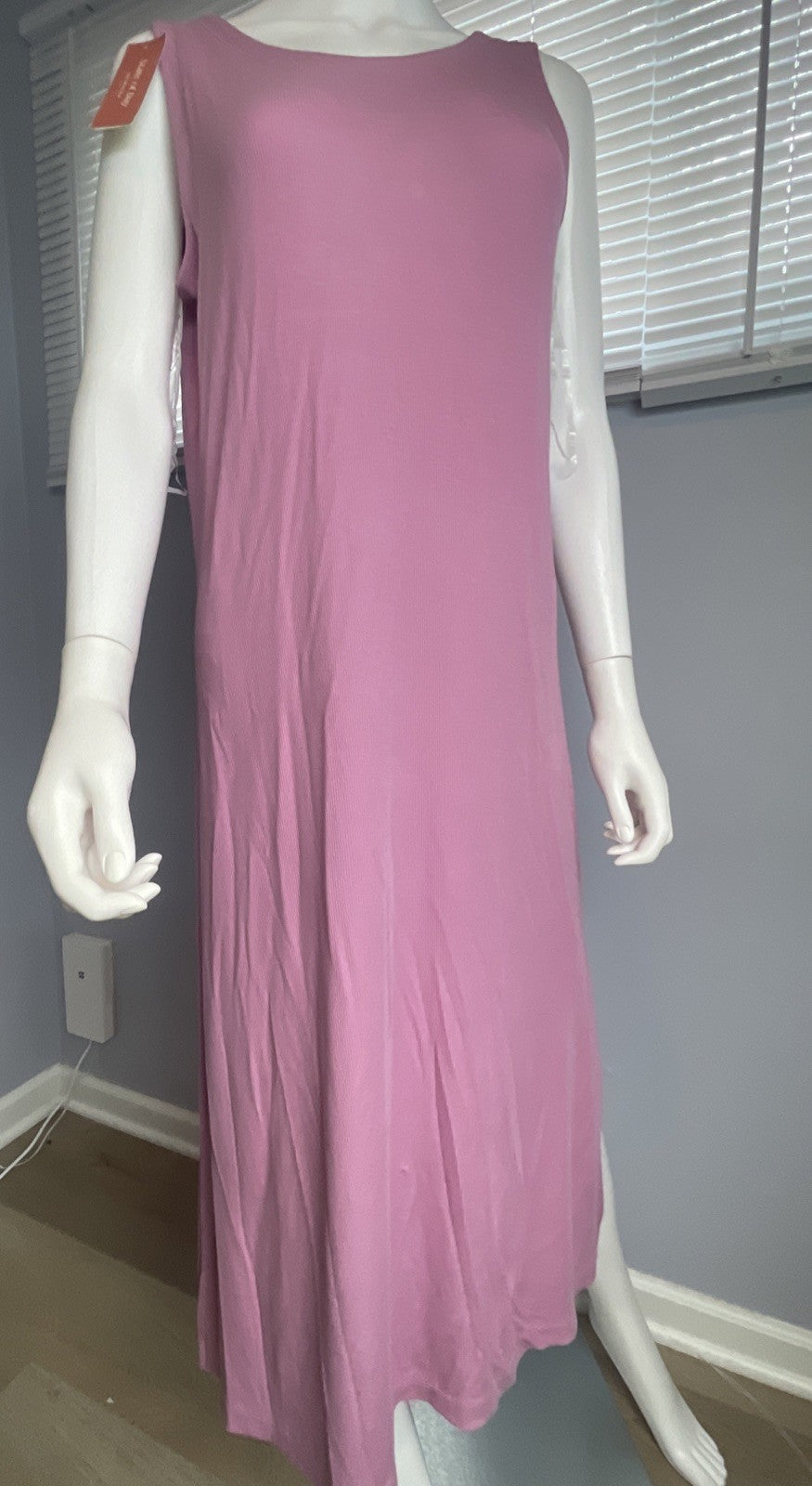 State of Day Women's Ribbed Modal Blend Tank Nightgown