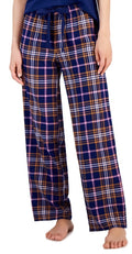 Jenni Women's Cotton Printed Drawstring Pajama Pants XXL Boyfriend Plaid 