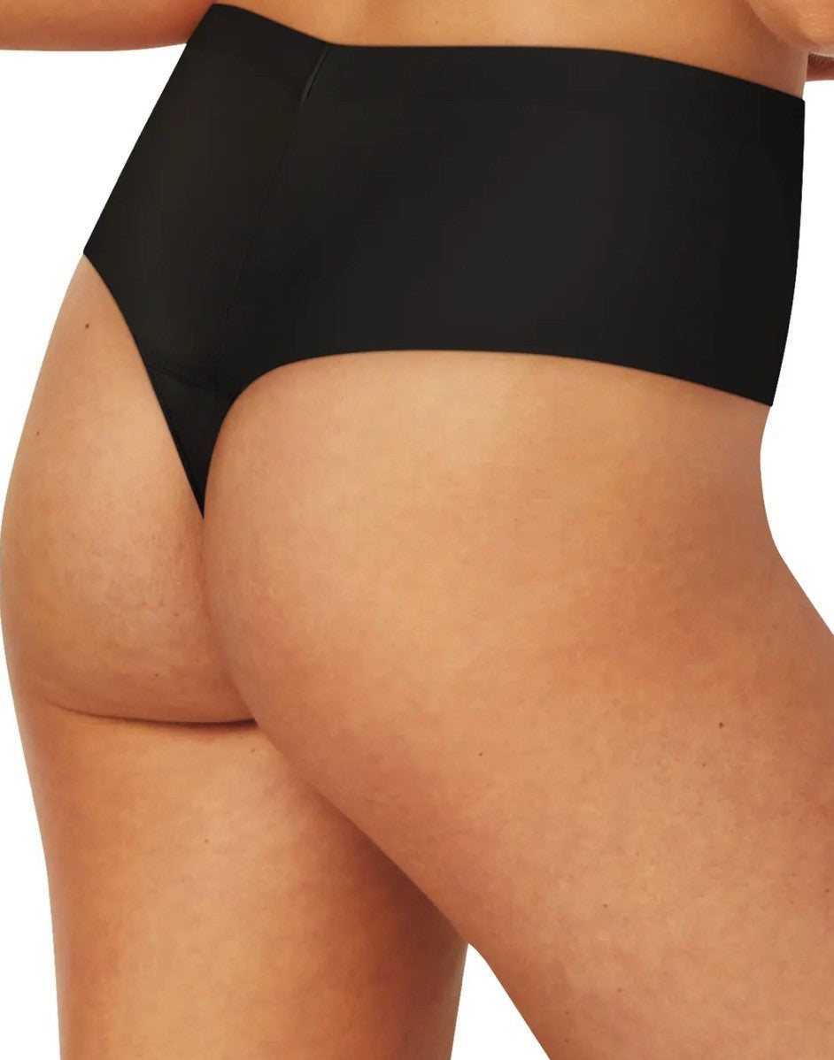 Maidenform Tame Your Tummy Firm Control Navy Lace Thong Panty Large L DM0049