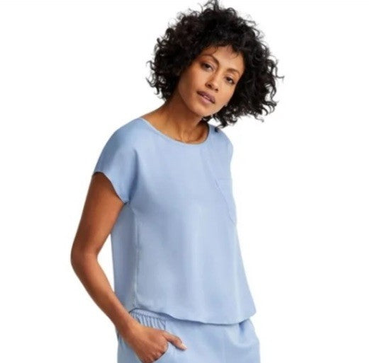 State of Day Women's Short-Sleeve Pajama Top XL Eventide 