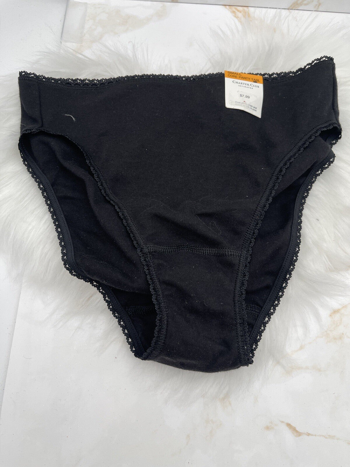 Charter Club Intimates Panty Classic Black Style 100117228 Small