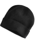 Charter Club Cashmere Cuffed Beanie Black ONE SIZE
