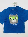 FIRST IMPRESSIONS Baby Boys Graphics T-Shirt Blue 6-9
