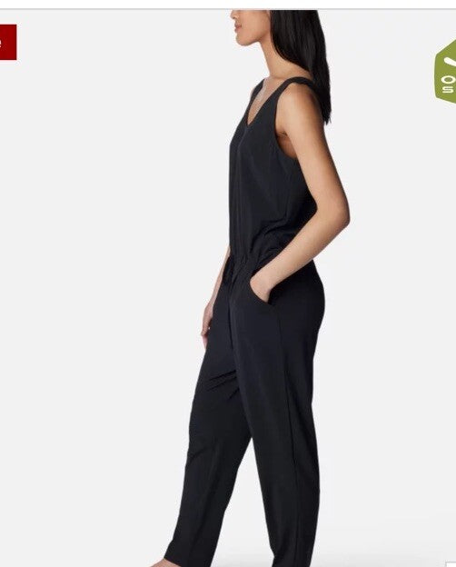 Columbia Women's Anytime Tank Top Jumpsuit, black Small 