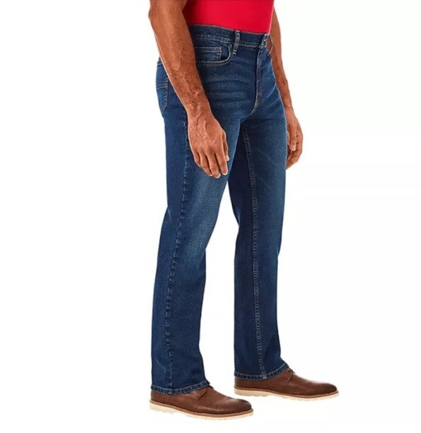 Member's Mark Men's Straight Fit Premium Stretch Denim Jeans, 5 Pocket