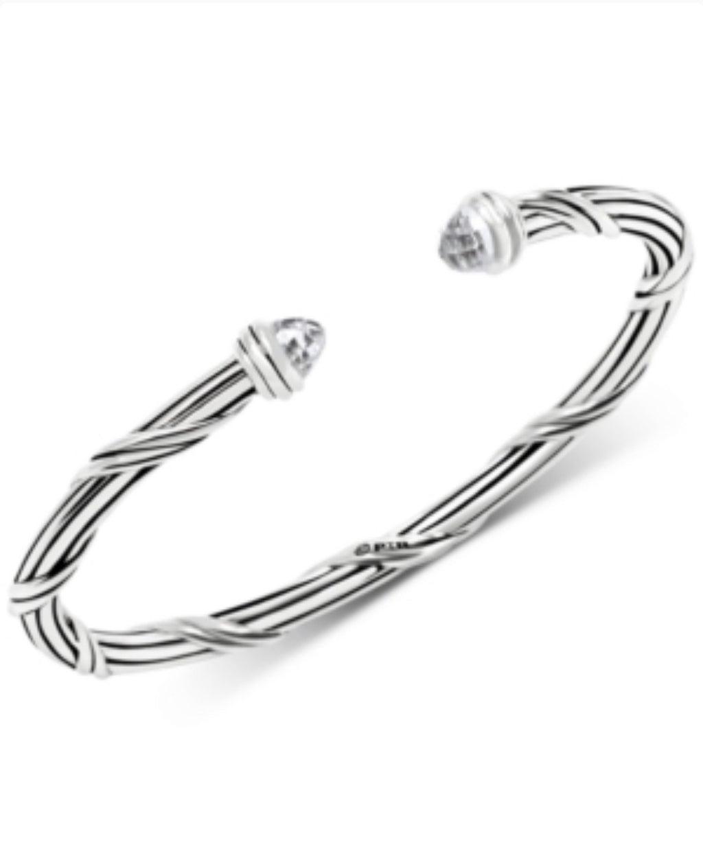 Peter Thomas Roth White Topaz Cuff Bracelet 2-3/4 Ct. T.w. in Sterling Silver