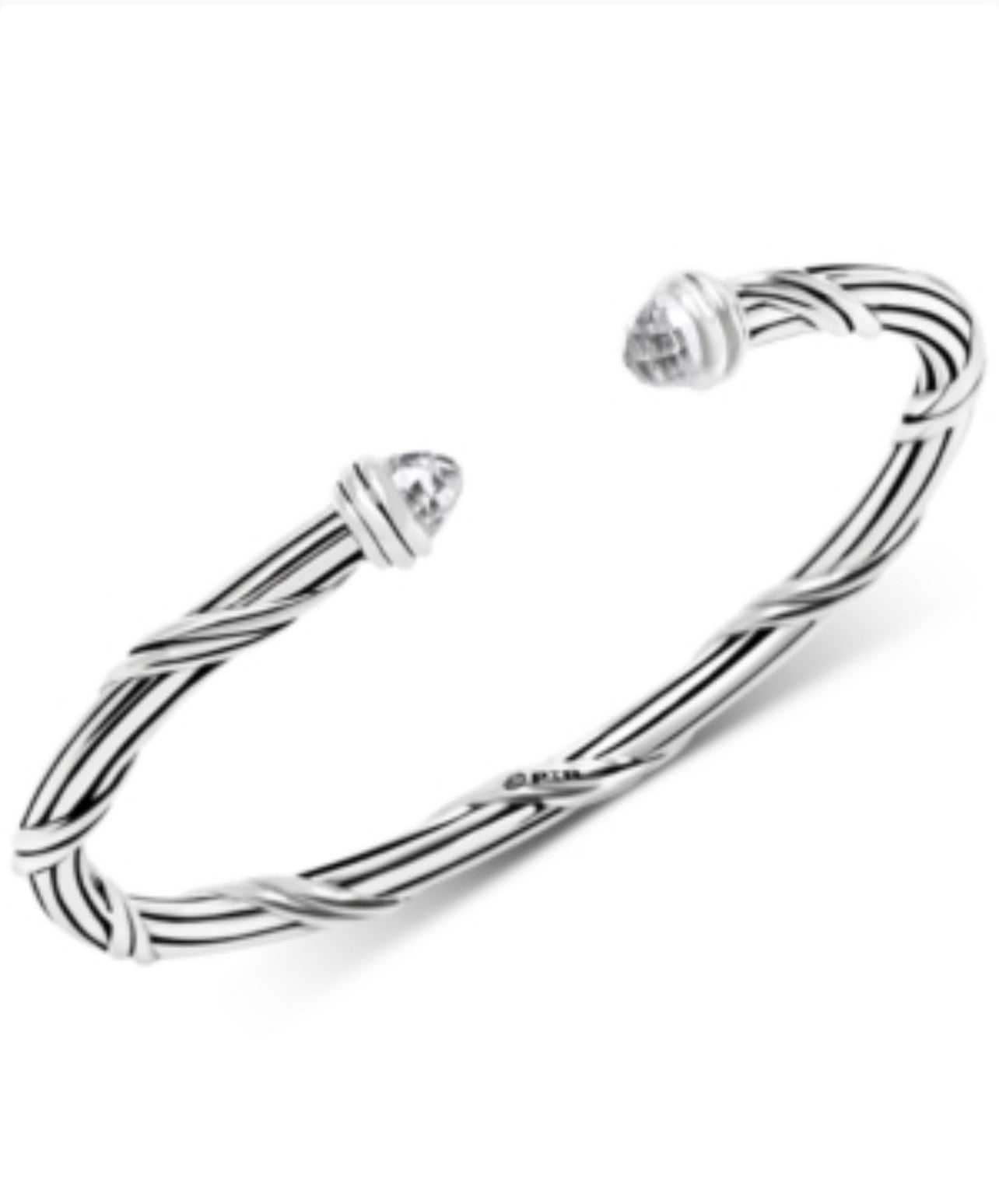 Peter Thomas Roth White Topaz Cuff Bracelet 2-3/4 Ct. T.w. in Sterling Silver