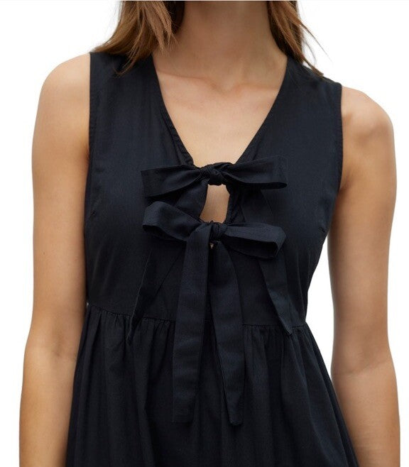 Vero Moda Women's Gili Sleeveless Midi Dress Black XL