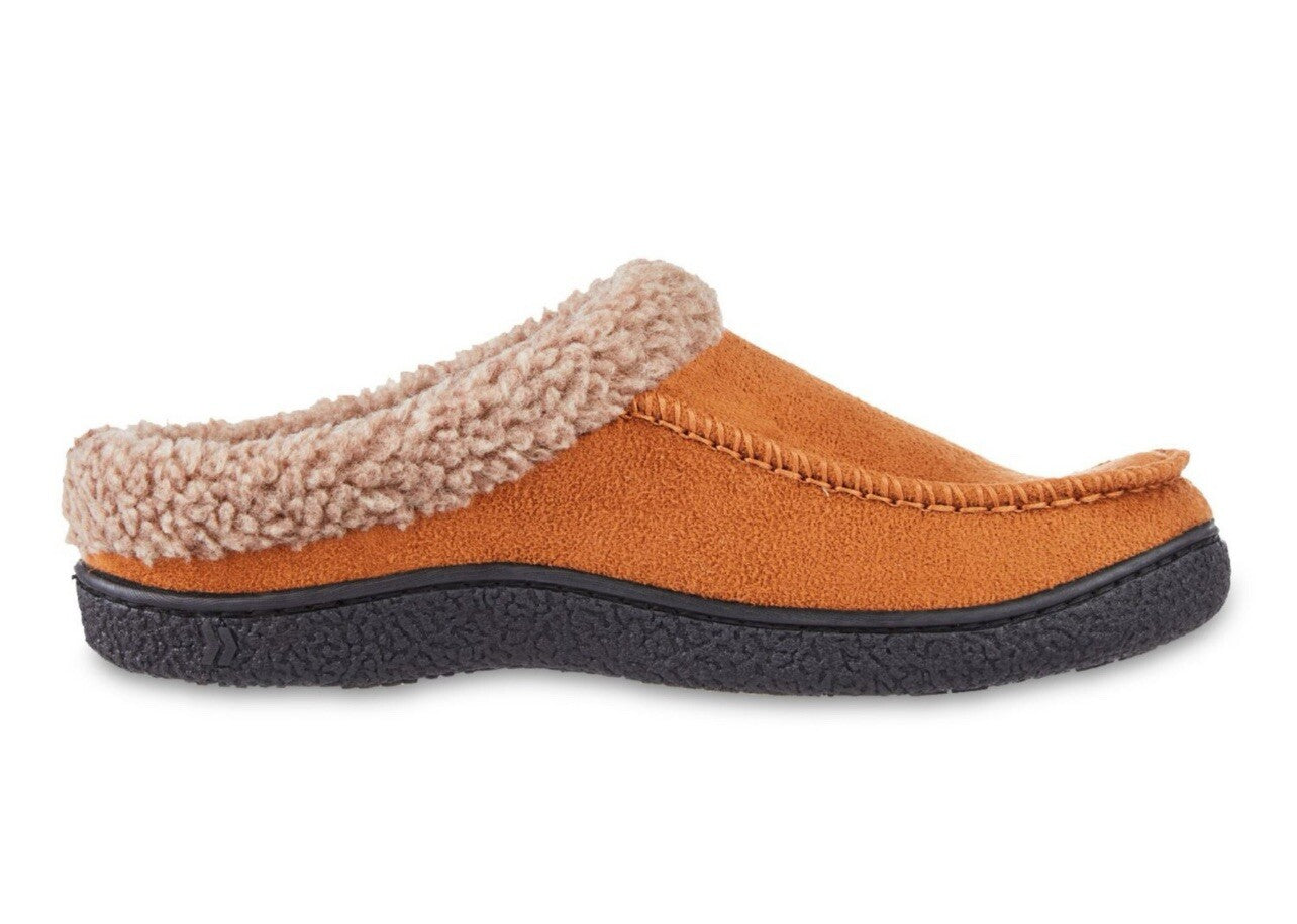 Isotoner Memory Foam Slippers Eco Comfort Brown  L 9.5-10.5