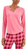 Jenni Women's Split-Neck Pajama Top Small