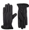 Isotoner Signature Lined Water Repellent 3-Draw Touchscreen Gloves L/XL