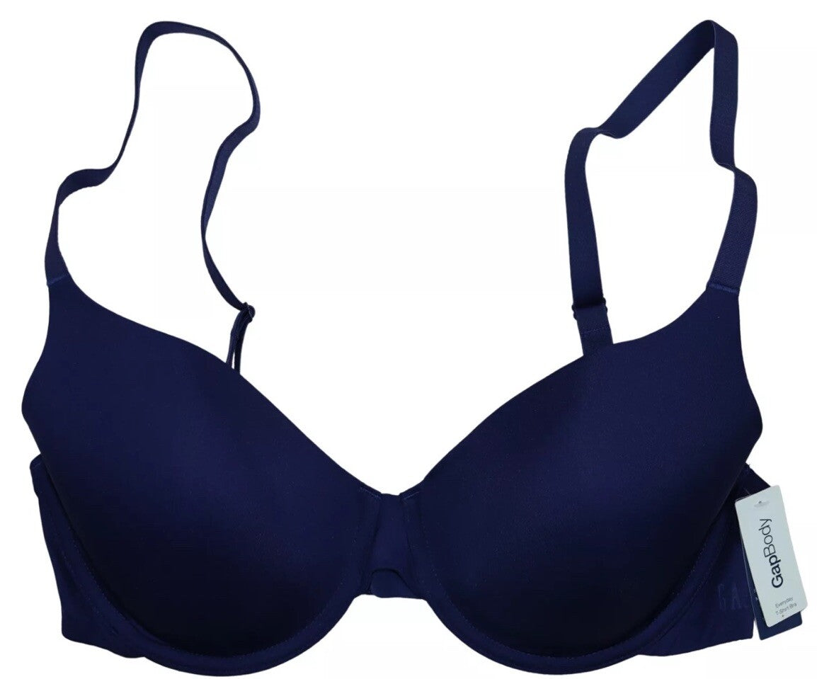 Gap Body Underwire Everyday Tagless Memory Foam Cups Women's  Bra NWT 32DD