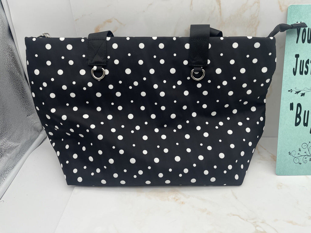 inc international concepts Tote Black Dots One Size 