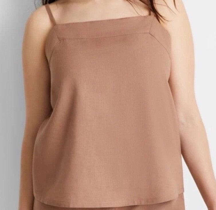 State of Day 1-Piece Linen/Rayon Blend Cami Women's Small