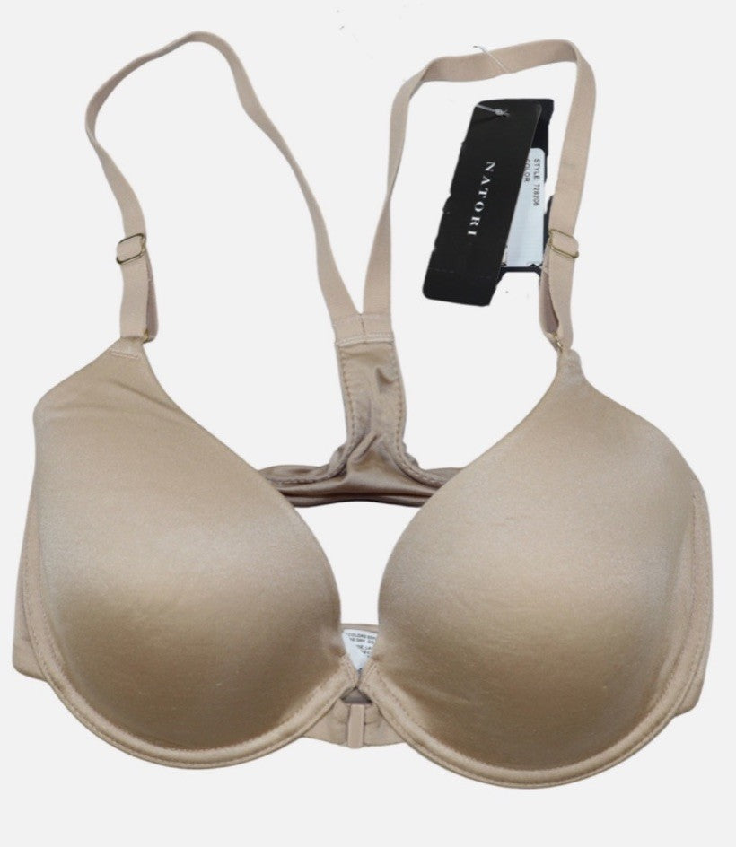 Natori Women's Euphoria Tagless Front-Close Bra Beige 30D