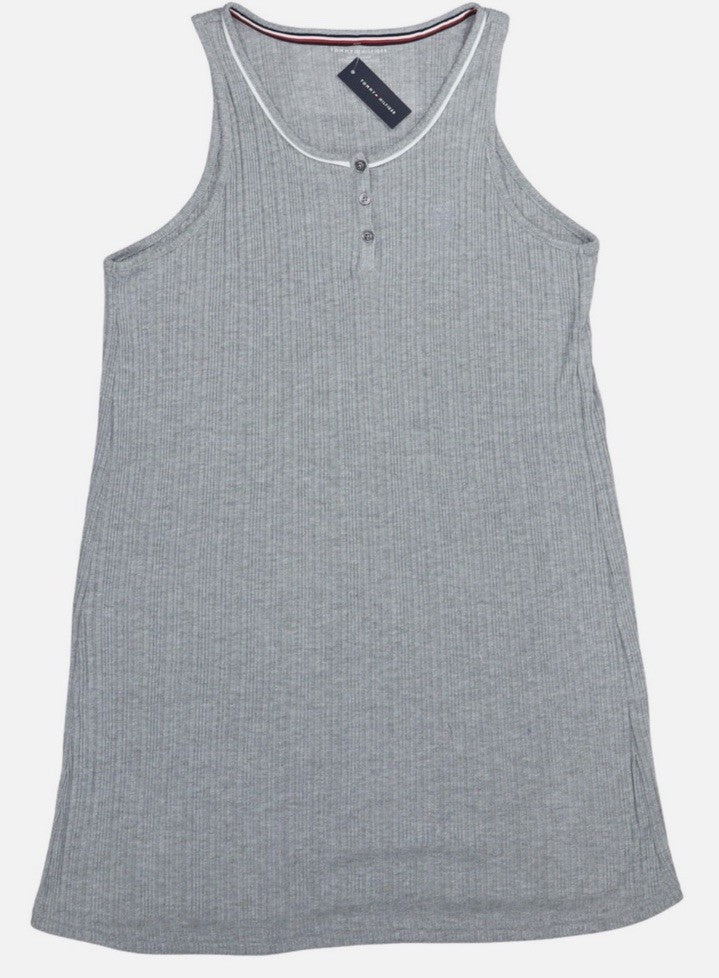 Tommy Hilfiger Women's Sleeveless Tank Sleep Heather Grey L