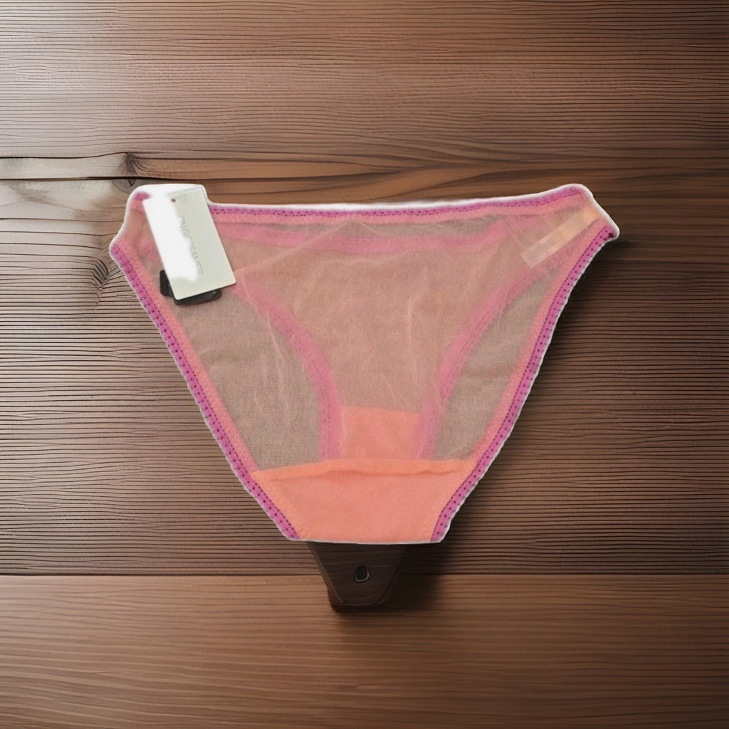 On Gossamer Mesh Hip Bikini Sunset Rose Large 