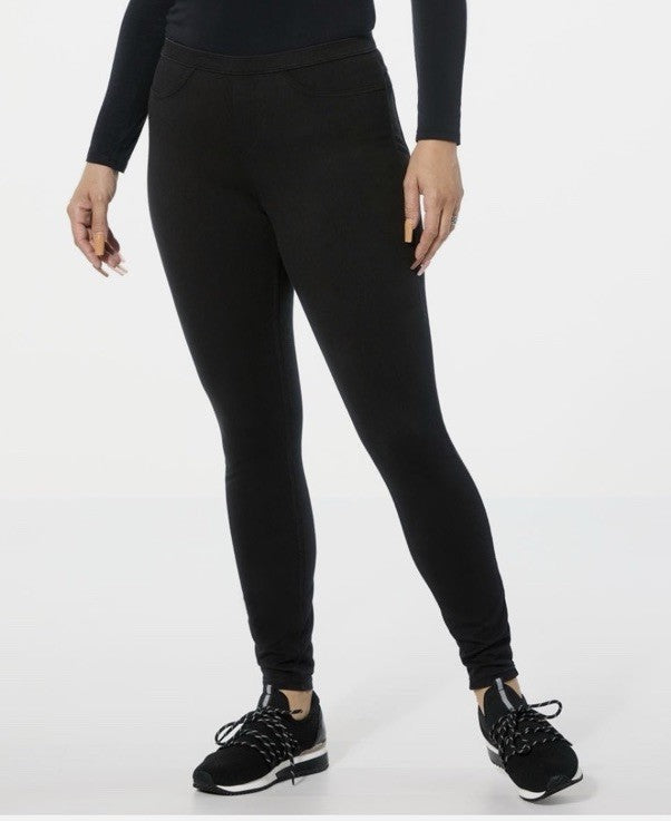 Utopia By HUE Ultimate Stretch Denim Legging - Black, Medium NWT