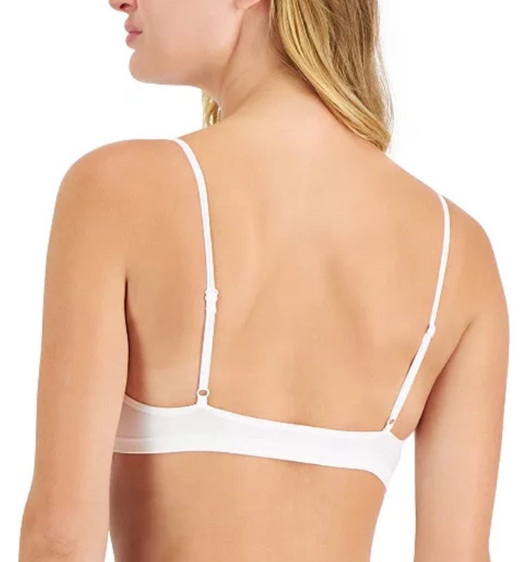 Jenni Solid Color Lace Trim Pullover Bralette w/Adjustable Shoulder Straps XL
