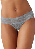 b.tempt'd Women's Lace Kiss Thong Panty L Abyss