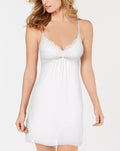 I.N.C. International Concepts Lace & Chiffon Nightgown, White, S