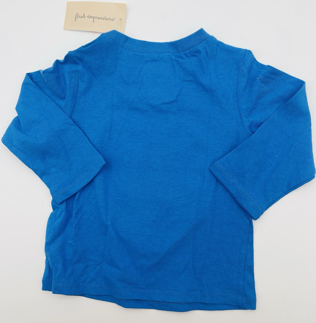 First Impressions Baby Boys Lion-Print long sleeve T-Shirt 3-6 Months