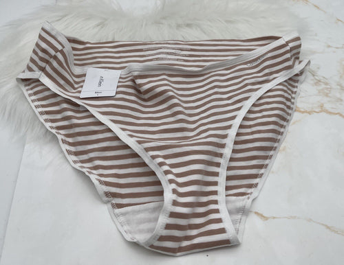 Calvin Klein Women’s Intimate Panty XL Strips Tan Large