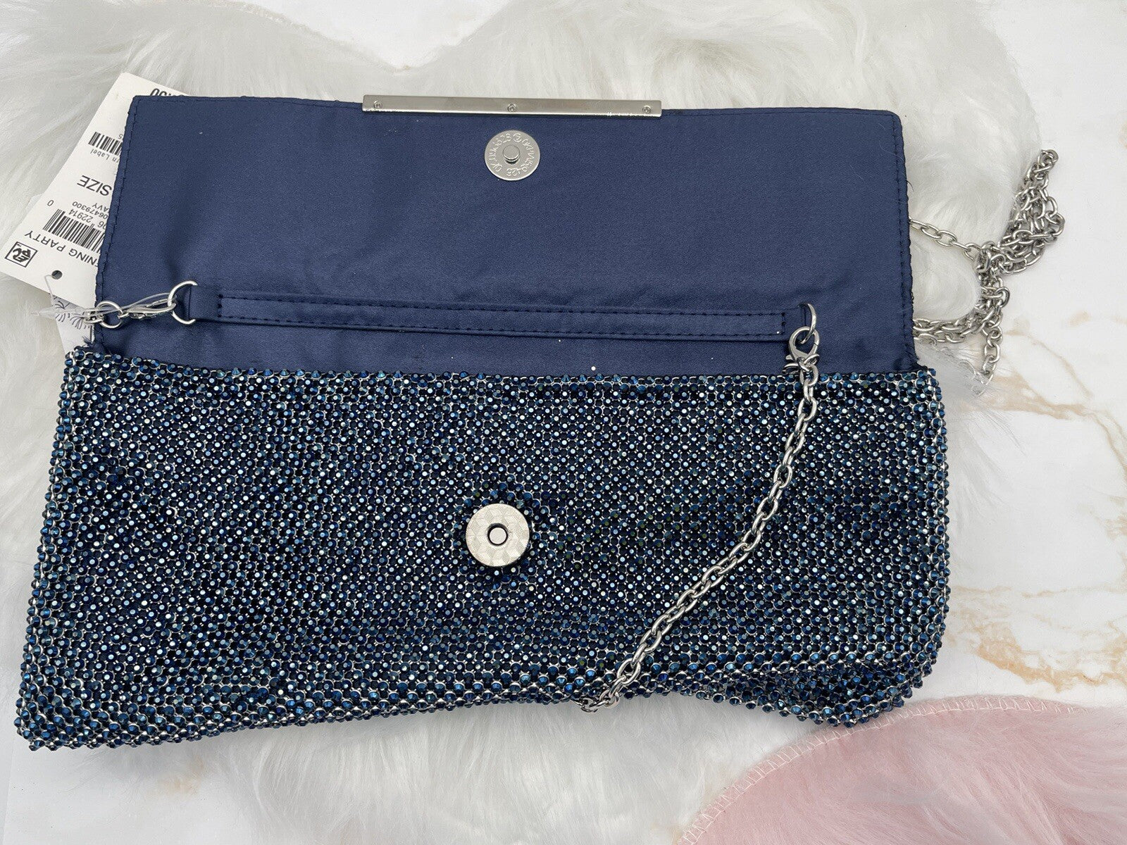 inc international concepts Evening Party Navy One Size Purse