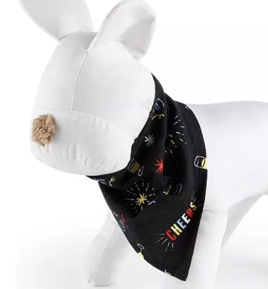 Family Pajamas Matching Pet New Years Bandana S/M