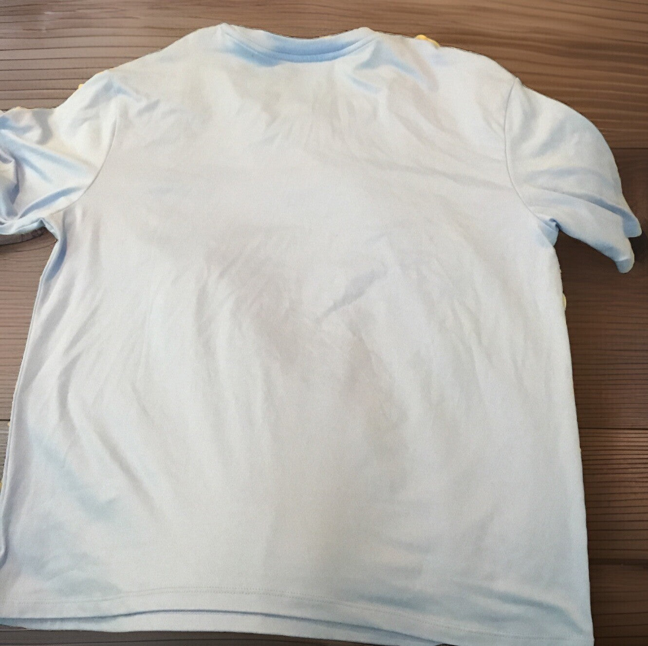 Roudelain Women's Round Neck Dolman Sleeve Sleep Shirt Blue M