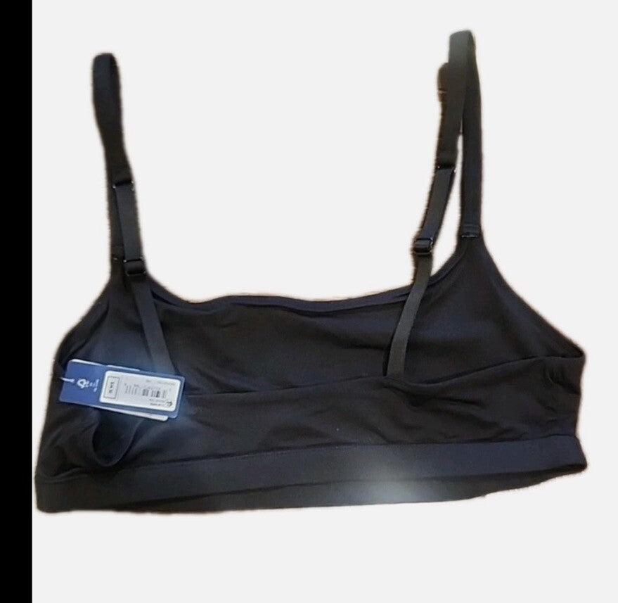Gap GapBody Women's Super Stretch Scoop Bralette GPW01352 - True Black Small 