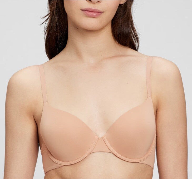 GapBody Everyday T-shirt Bra 36D Brush Beige