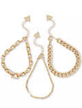 Guess Gold-Tone 3- Pc. Set Link Bracelets - Gold Champagne Set of Line Bracelets
