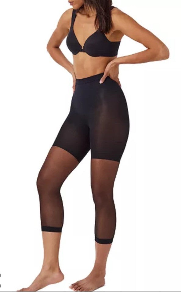 NWT SPANX original footless pantyhose shaper capri size G Black
