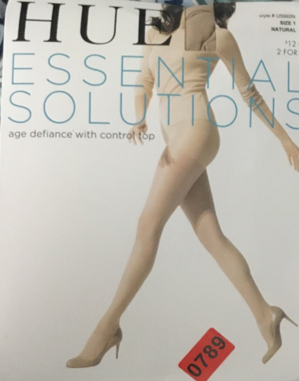 Hue Women's Age Defiance Control Top Pantyhose Natural Size 1  Style U5992N