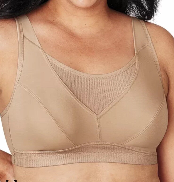 Playtex Women's Secrets Bounce Control Wireless Bra Taupe 42D