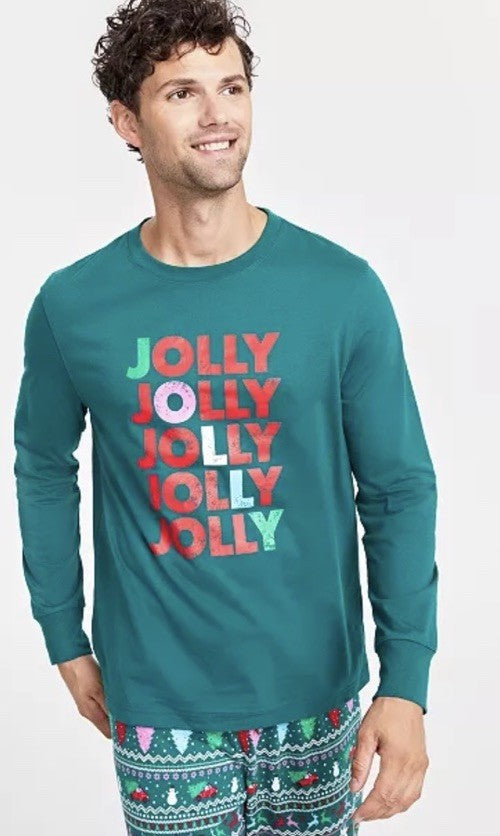 Family Pajamas Matching Men's Mix It Jolly Fair Pajamas Set XL