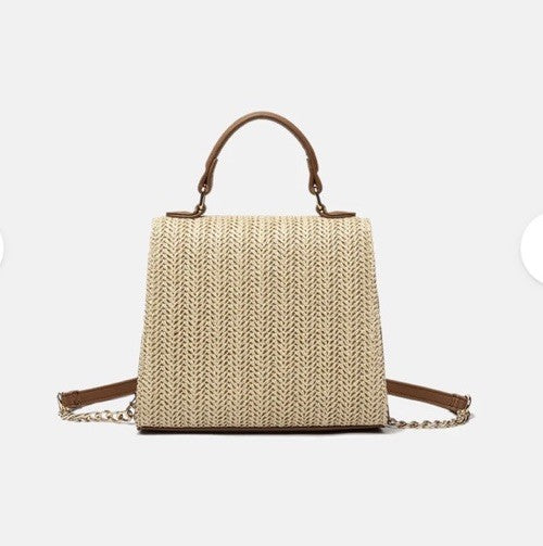 Like Dreams NEO PASTEL STRAW CROSSBODY BAG