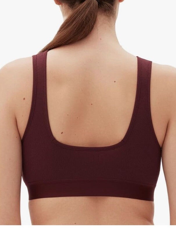 Women's Logo Comfort Square-Neck Bralette GPW01052 - Windsor Wine