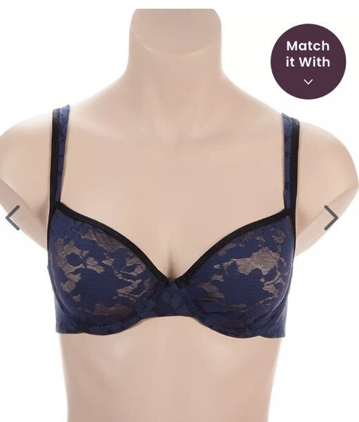 b.tempt'd by Wacoal Shadow Scene Unlined Underwire Bra 34DD 951268