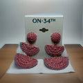 On 34th NWT Pink Woven Statement Earrings