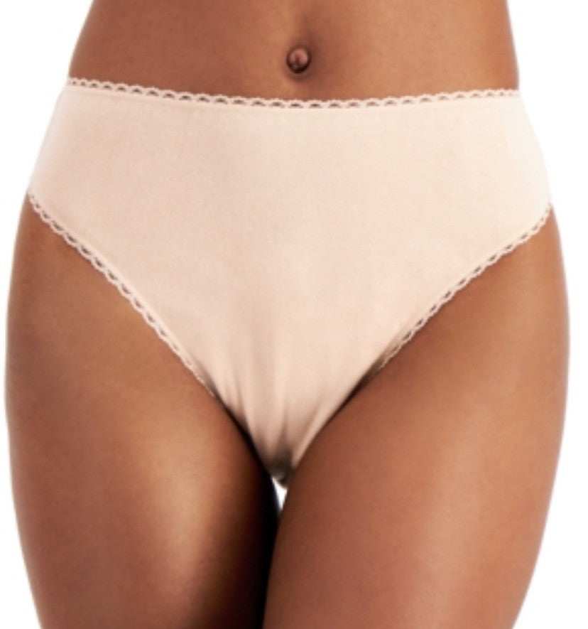 Charter Club Everyday Cotton High-Cut Brief Underwear Chai XXL