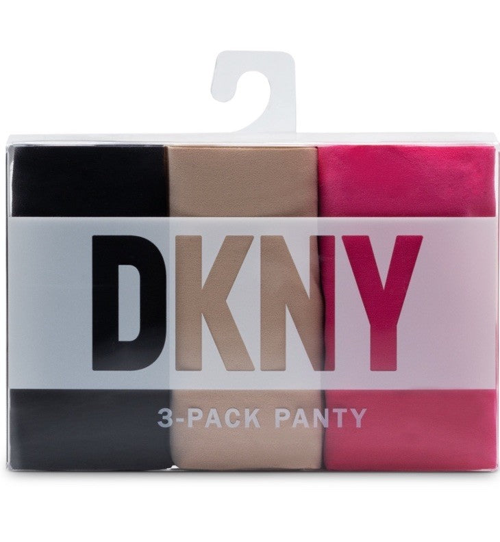 DKNY Women's 3-Pk. Litewear Cut Anywear Hipster Underwear DK5028BP3 XL