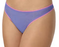 On Gossamer L53671 Bajaj Blue Mesh Hip G-String Hipster Thong Panty Size M/L